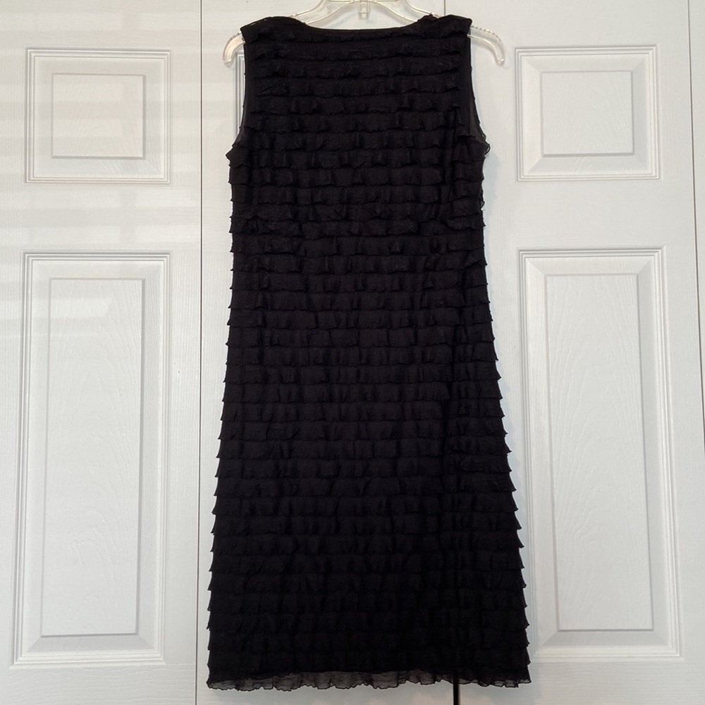 Black Ruffle Dress - Picture 3 of 5